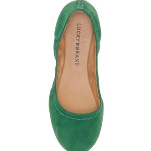 Green Lucky Brand Flats